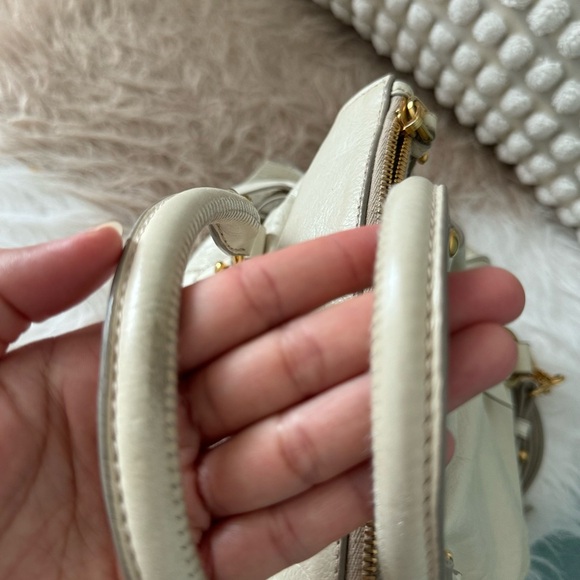 Miu Miu Women's Gray Leather Handbag - Picture 14 of 15